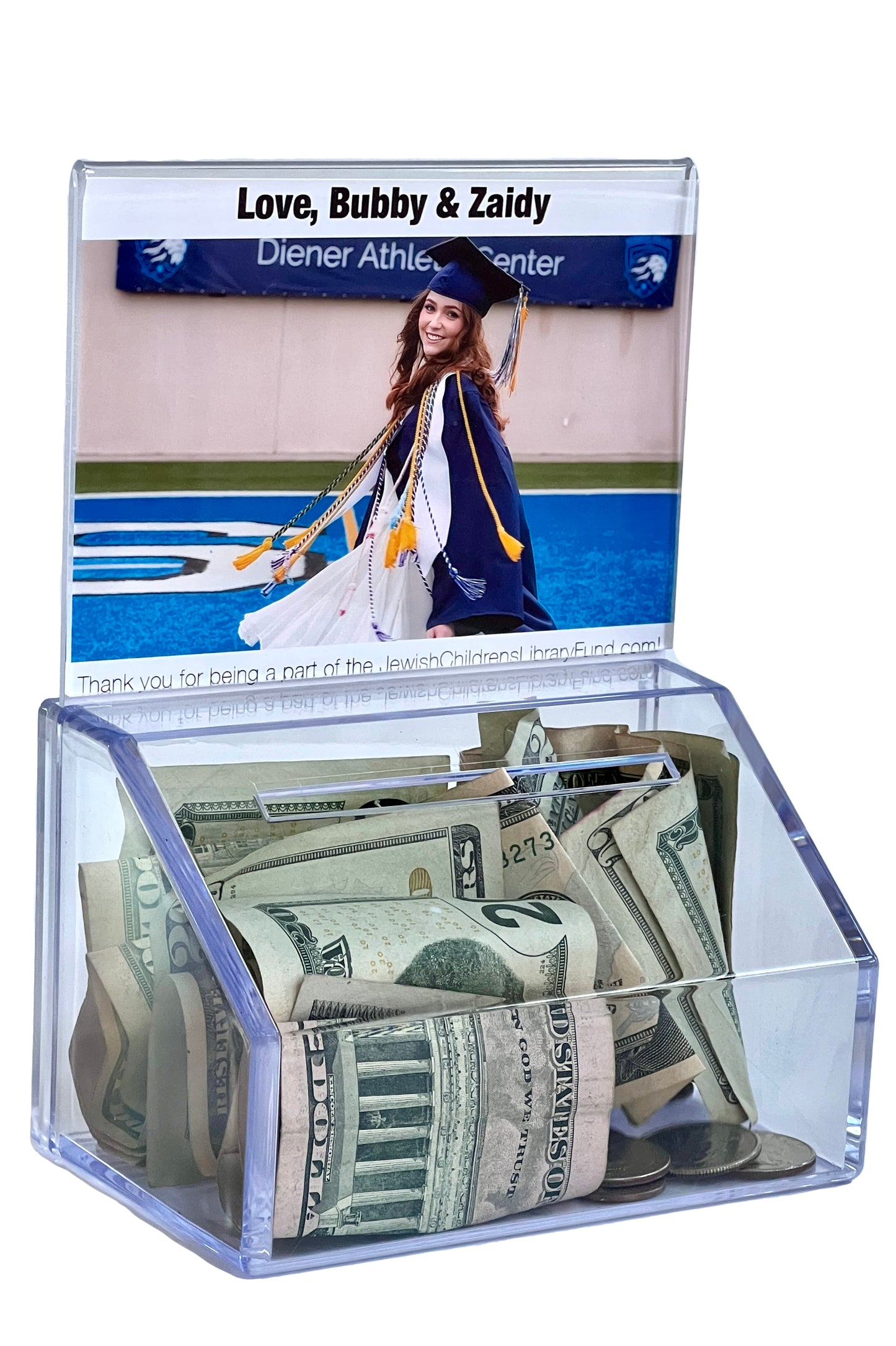 Personalized Tzedakah Box Gift