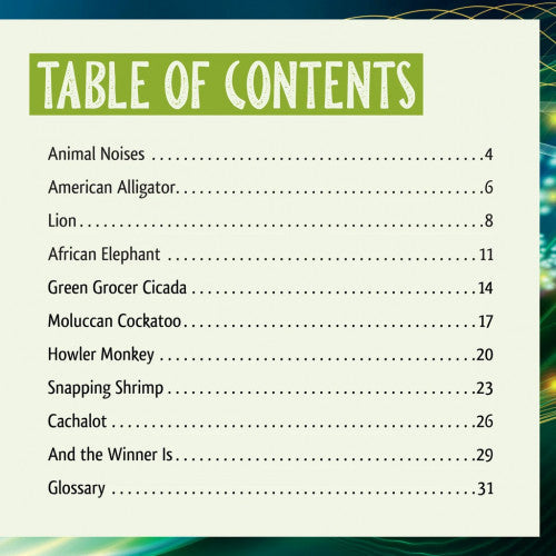 And the Winner Is...Who Is the Loudest Animal in the World