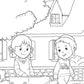 Spring & Summer with Avi & Chavi - Coloring Book