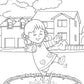 Spring & Summer with Avi & Chavi - Coloring Book