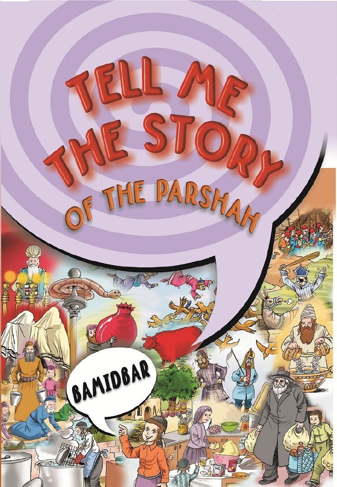 Tell Me The Story of The Parsha - Bamidbar Plastic Pages