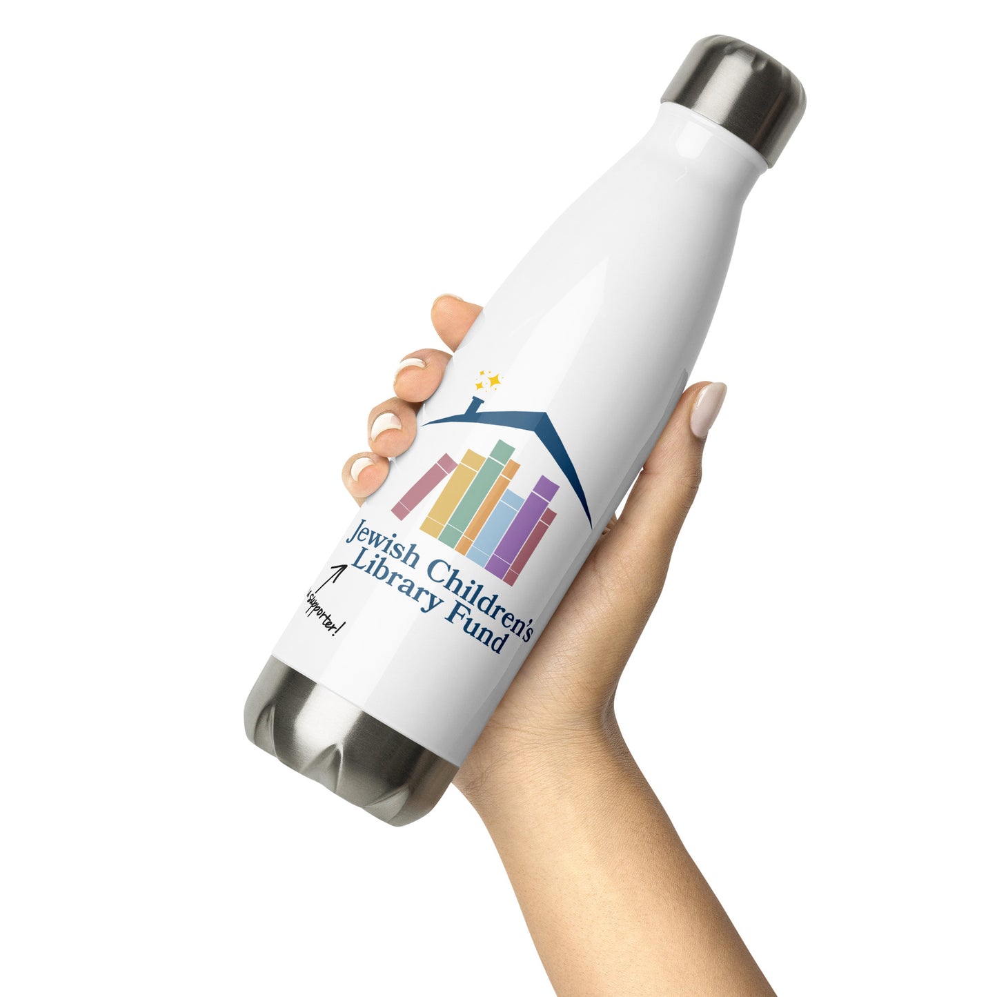 "I'm a Supporter" JCLF Stainless Steel Water Bottle