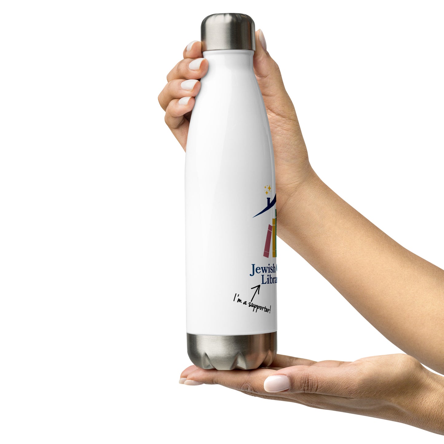 "I'm a Supporter" JCLF Stainless Steel Water Bottle